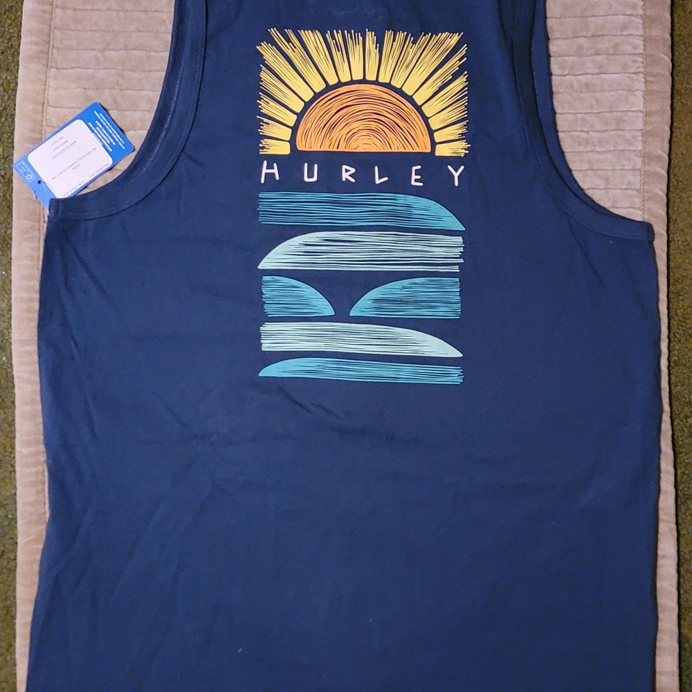 Hurley Men's Blue Tank Top